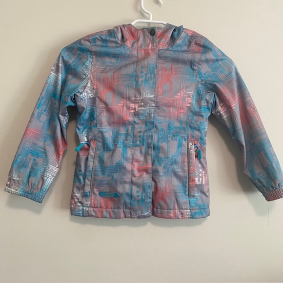 XMTN Toddler Girls Winter Jacket, Microchip Print Size XS - Picture 1 of 10
